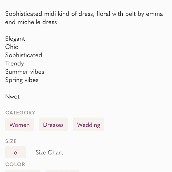 EMMA AND MICHEL FLORAL IVORY GREEN DRESS - Picture 6 of 6